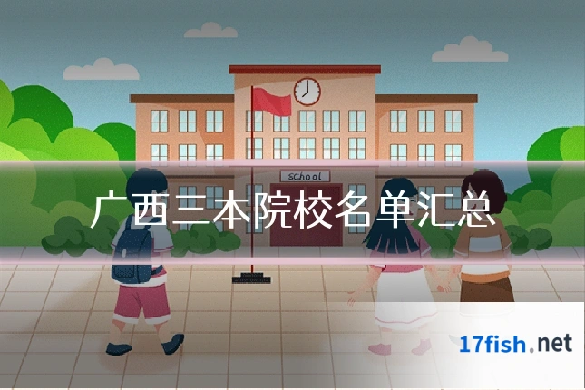 广西三本院校名单汇总