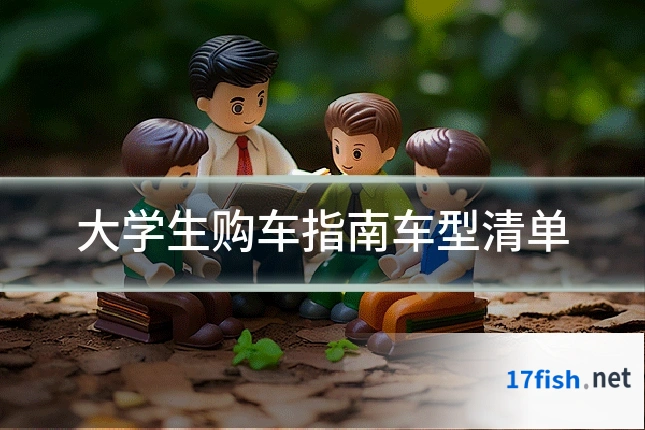 大学生购车指南车型清单