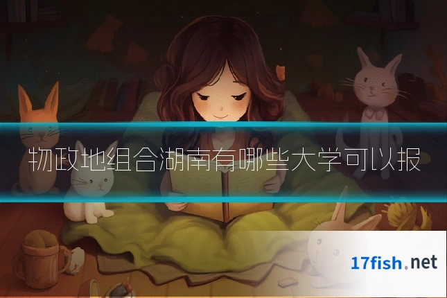 物政地组合湖南有哪些大学可以报