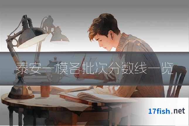 泰安一模各批次分数线一览