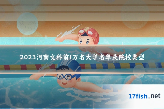 2023河南文科前1万名大学名单及院校类型