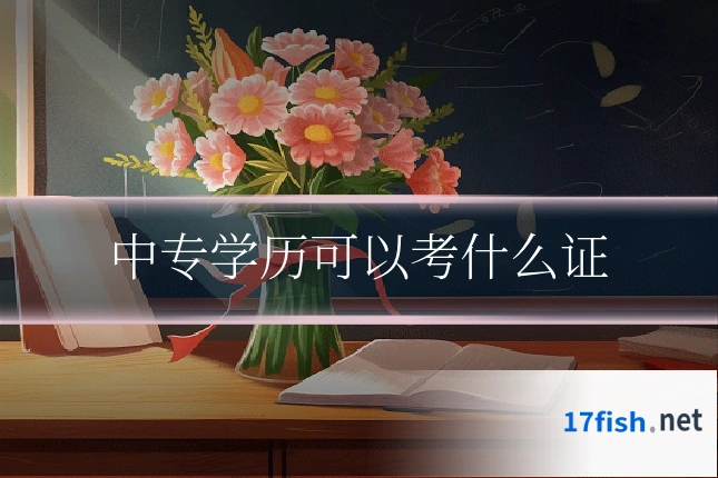 中专学历可以考什么证