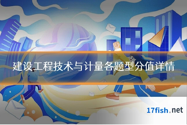 建设工程技术与计量各题型分值详情