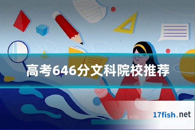高考646分文科院校推荐