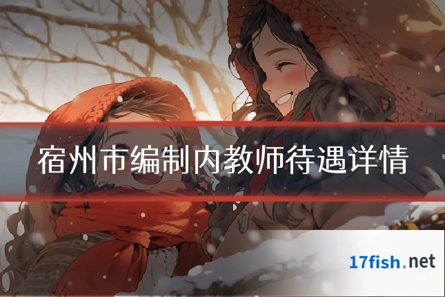宿州市编制内教师待遇详情