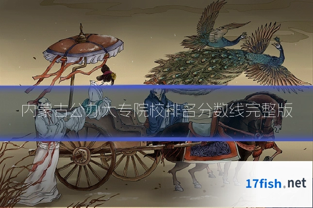 内蒙古公办大专院校排名分数线完整版