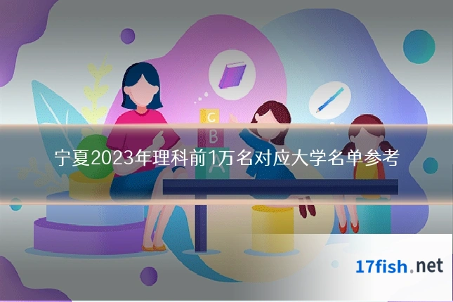 宁夏2023年理科前1万名对应大学名单参考