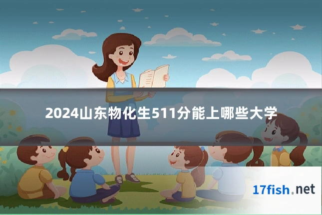 2024山东物化生511分能上哪些大学