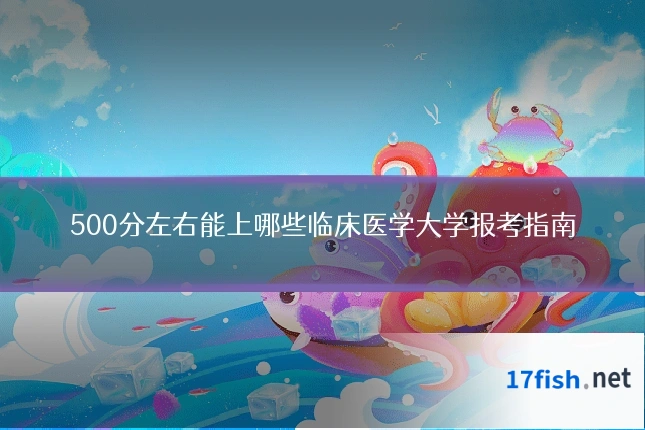 500分左右能上哪些临床医学大学报考指南
