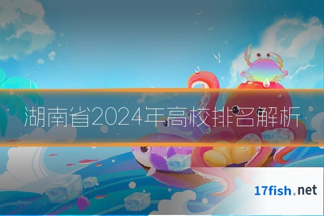 湖南省2024年高校排名解析