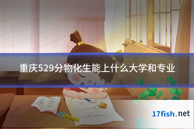 重庆529分物化生能上什么大学和专业