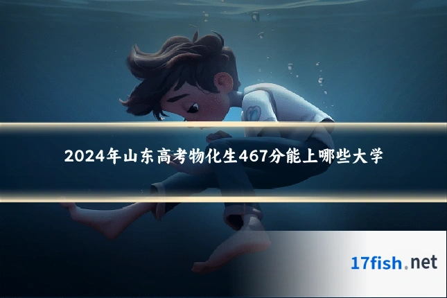 2024年山东高考物化生467分能上哪些大学