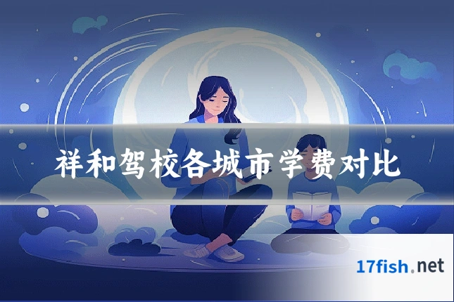 祥和驾校各城市学费对比