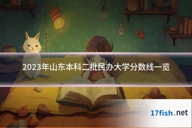 2023年山东本科二批民办大学分数线一览