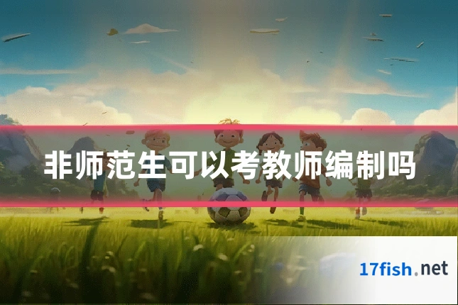 非师范生可以考教师编制吗