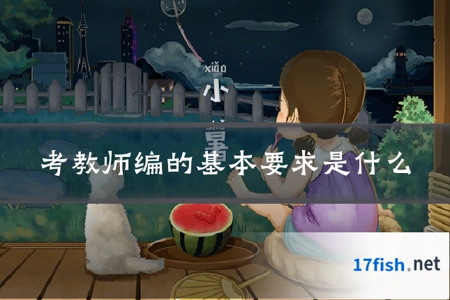 考教师编的基本要求是什么