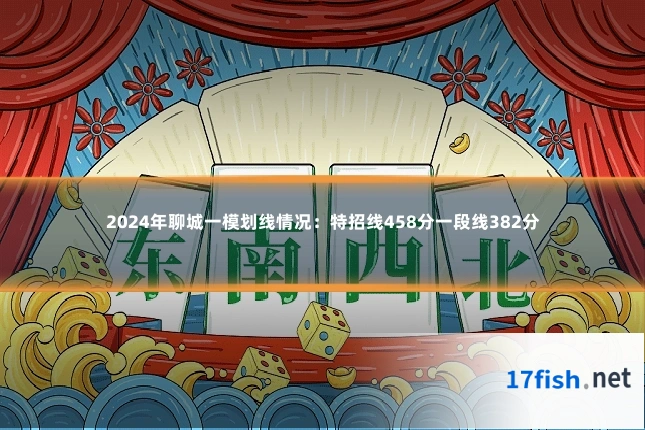 2024年聊城一模划线情况：特招线458分一段线382分