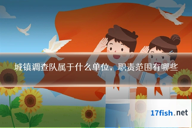 城镇调查队属于什么单位,职责范围有哪些