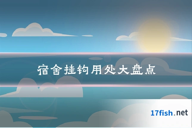 宿舍挂钩用处大盘点
