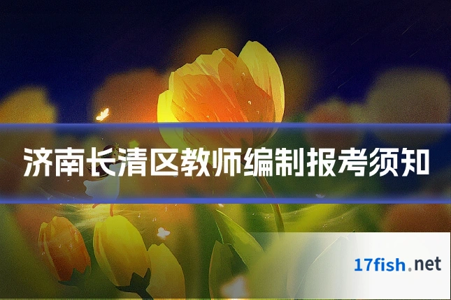 济南长清区教师编制报考须知