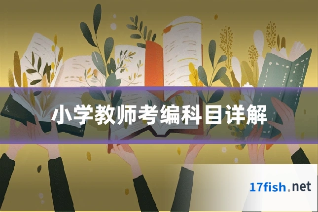 小学教师考编科目详解