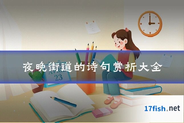 夜晚街道的诗句赏析大全