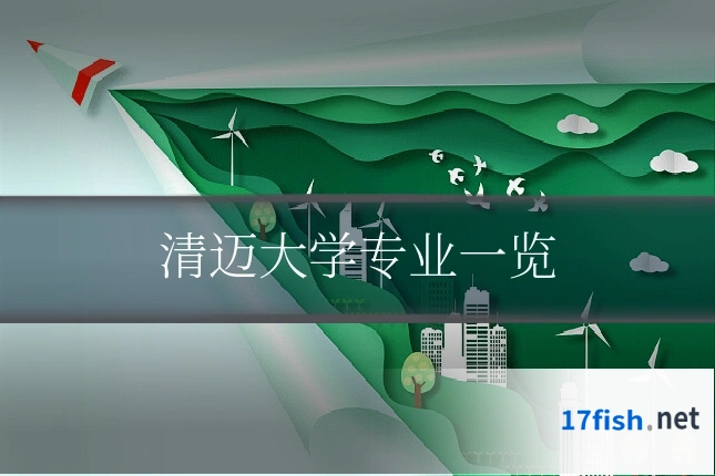 清迈大学专业一览