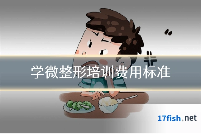 学微整形培训费用标准
