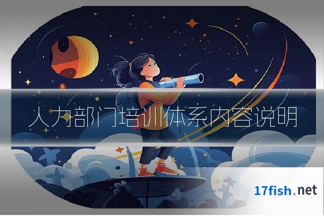 人力部门培训体系内容说明