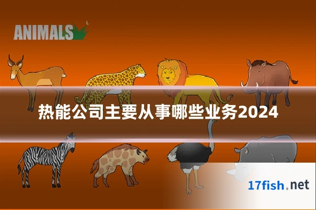 热能公司主要从事哪些业务2024