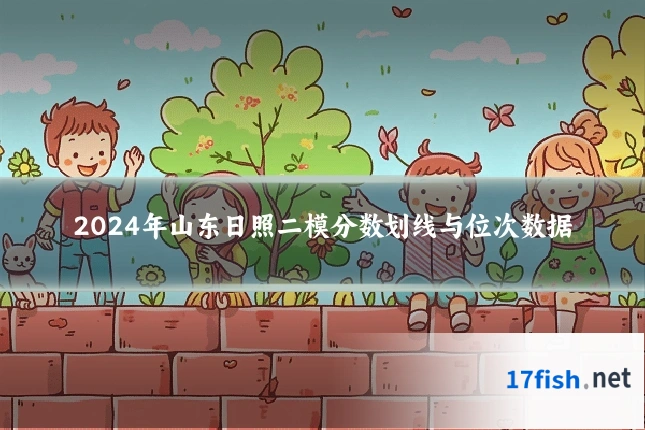 2024年山东日照二模分数划线与位次数据