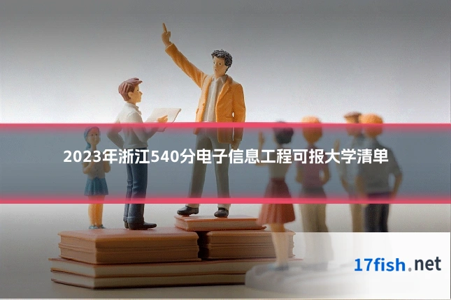 2023年浙江540分电子信息工程可报大学清单
