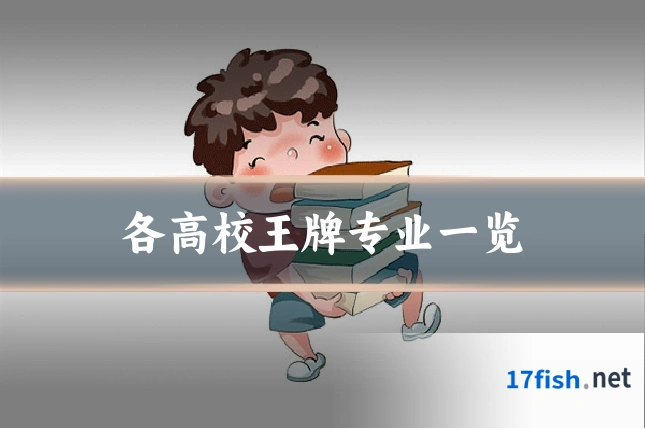 各高校王牌专业一览