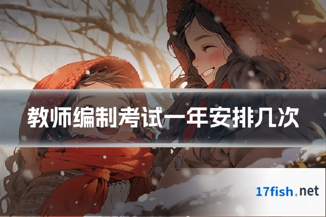 教师编制考试一年安排几次