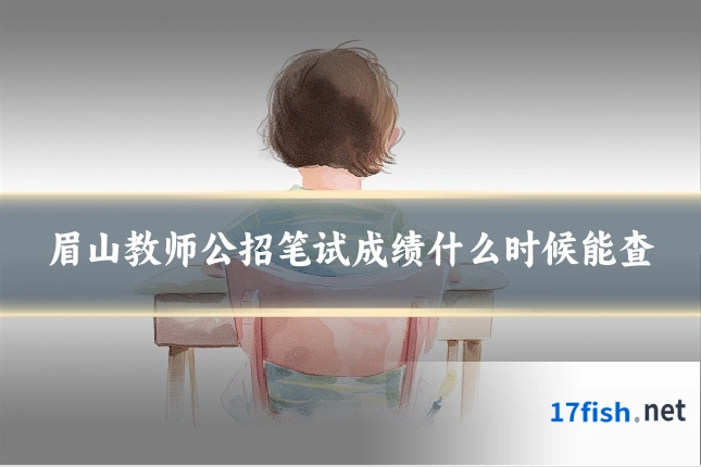眉山教师公招笔试成绩什么时候能查