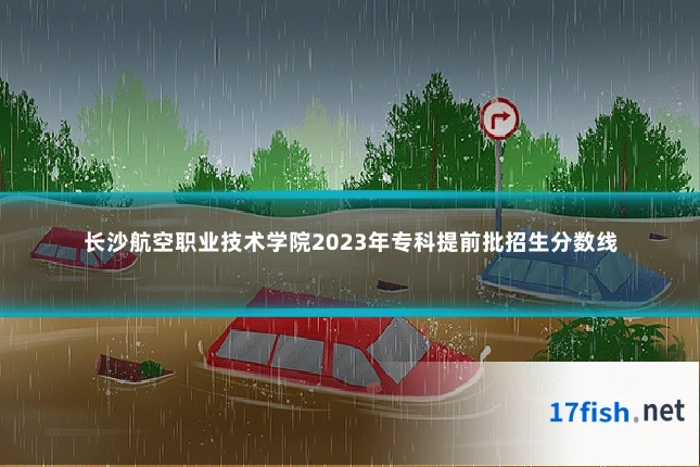 长沙航空职业技术学院2023年专科提前批招生分数线