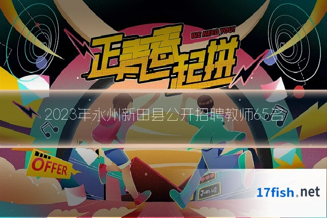 2023年永州新田县公开招聘教师65名