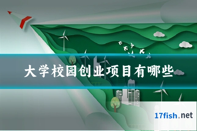 大学校园创业项目有哪些