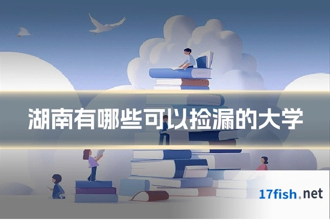 湖南有哪些可以捡漏的大学