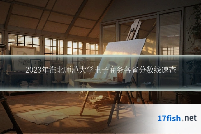 2023年淮北师范大学电子商务各省分数线速查