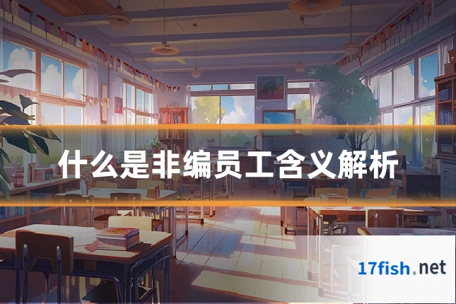 什么是非编员工含义解析