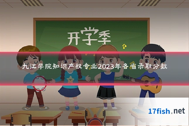九江学院知识产权专业2023年各省录取分数