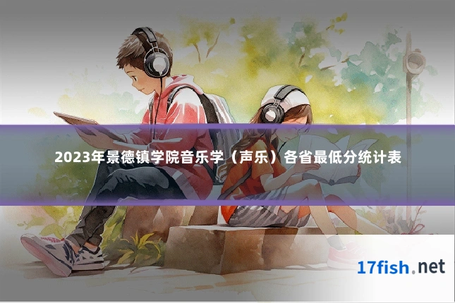2023年景德镇学院音乐学（声乐）各省最低分统计表