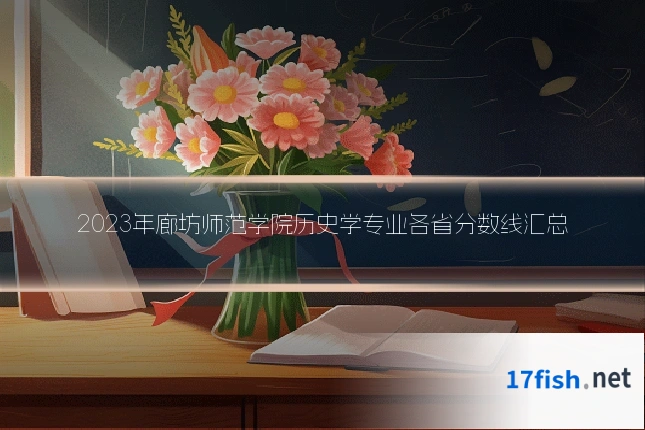 2023年廊坊师范学院历史学专业各省分数线汇总