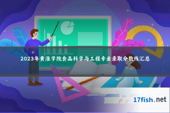 2023年黄淮学院食品科学与工程专业录取分数线汇总