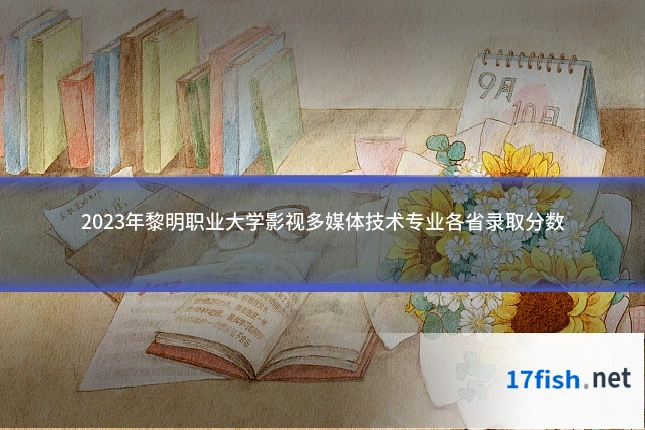 2023年黎明职业大学影视多媒体技术专业各省录取分数
