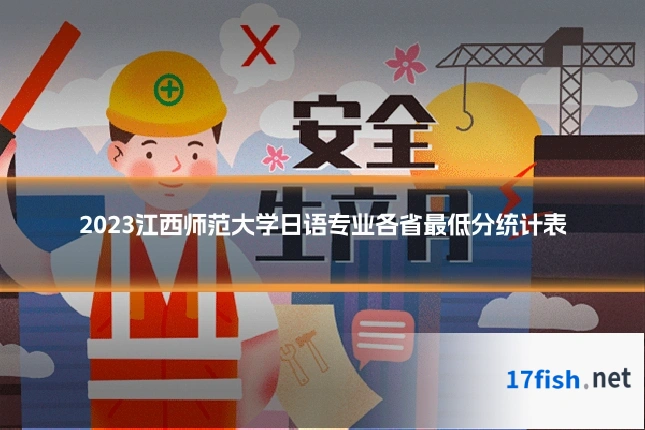2023江西师范大学日语专业各省最低分统计表