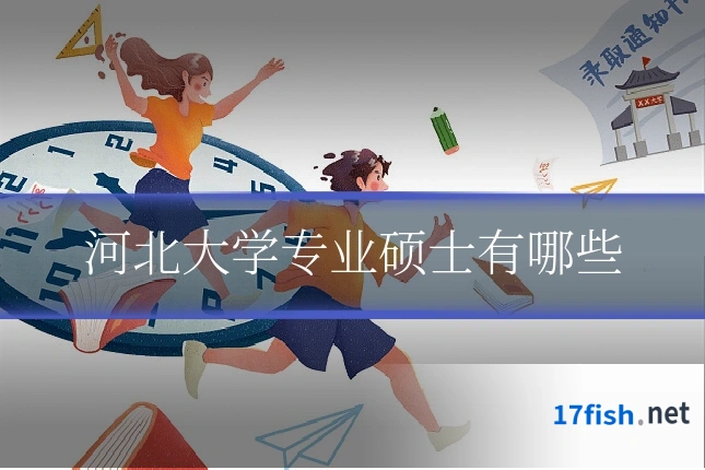 河北大学专业硕士有哪些