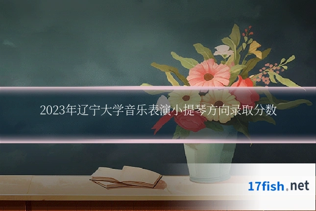 2023年辽宁大学音乐表演小提琴方向录取分数