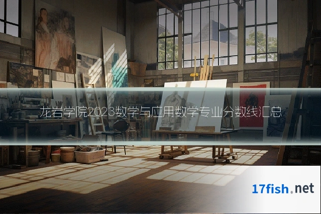 龙岩学院2023数学与应用数学专业分数线汇总